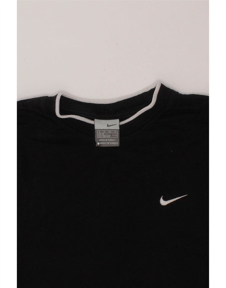 NIKE Boys T-Shirt Top 9-10 Years Small Black Vintage Nike and Second-Hand Nike from Messina Hembry 