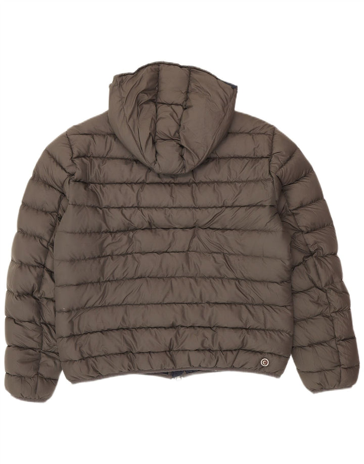 COLMAR Herre hættepolstret jakke UK 40 Large Grå