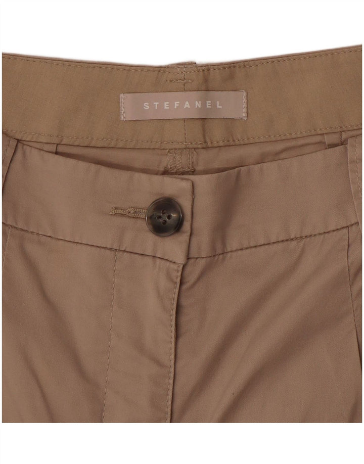 STEFANEL Kvinder Pegged Chino Shorts W30 Medium Beige