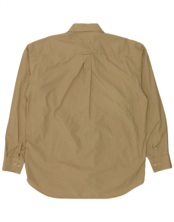Kappa herreskjorte stor beige bomuld