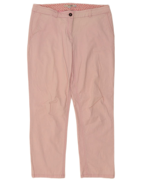 Boden Dame Lige Chino Bukser UK 12 Medium W32 L27 Pink Bomuld
