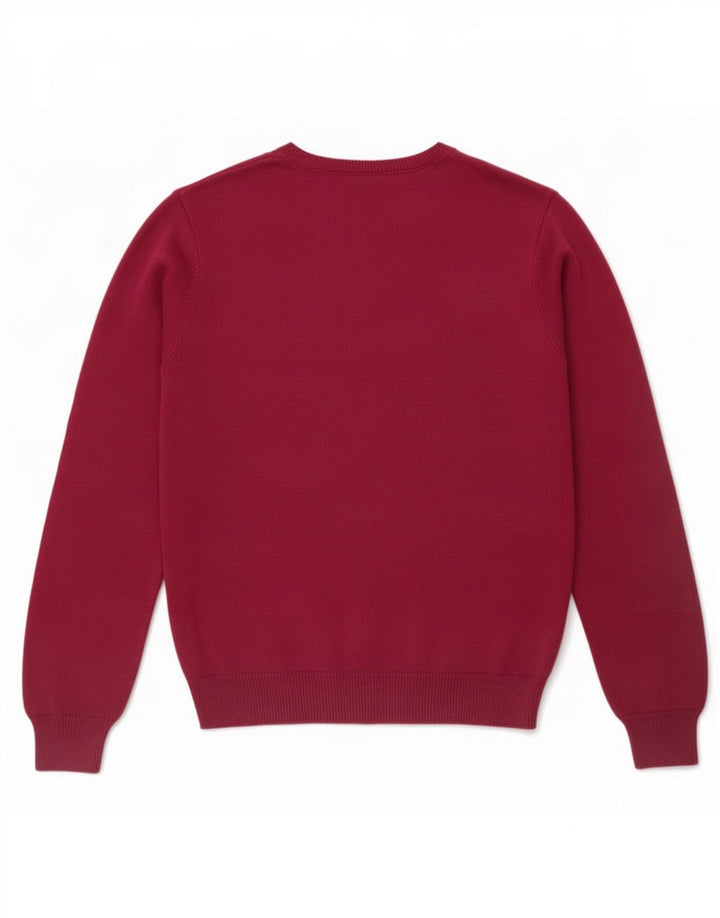 Marks & Spencer Herre Regular Fit V-hals sweater Small Bourgogne