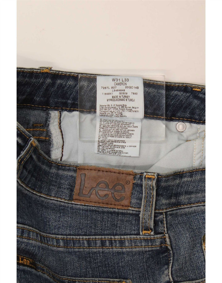 Lee Dame Cameron Straight Jeans W31 L29 Blå Bomuld
