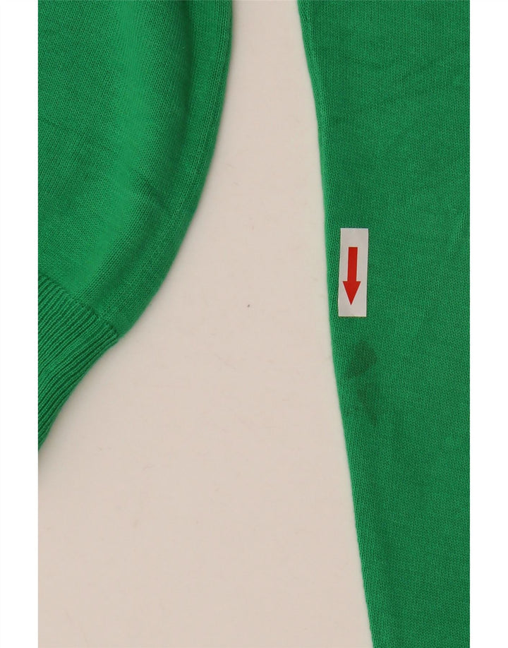 Sun68 Herre V-hals sweater XL Grøn Bomuld