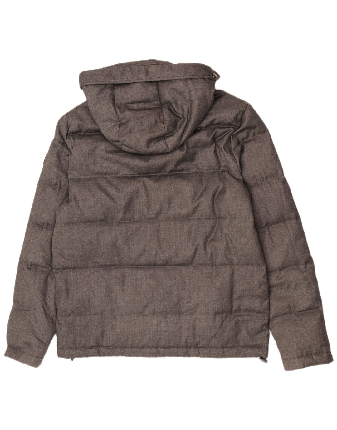 Liu Jo Herre hættepolstret jakke UK 36 Medium Grey Polyester