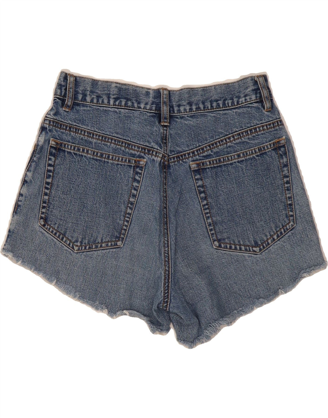 EDDIE BAUER Womens Petite Denim Hot Pants US 4 Small W26  Blue Cotton Vintage Eddie Bauer and Second-Hand Eddie Bauer from Messina Hembry 