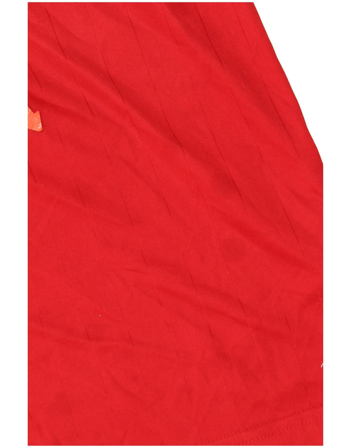 Adidas Herre Climalite Top Langærmet 2XL Rød Polyester