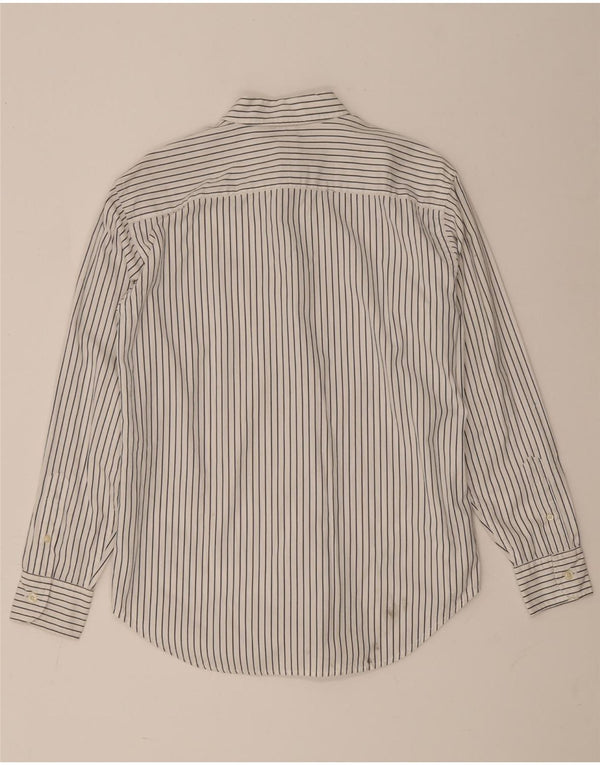 Ralph Lauren Dameskjorte US 6 Medium hvid stribet bomuld