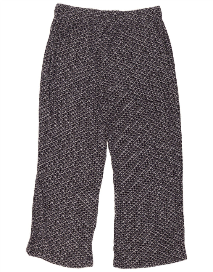 Marks & Spencer kvinders abstrakt mønster fritidsbukser UK 16 Large W34 L30
