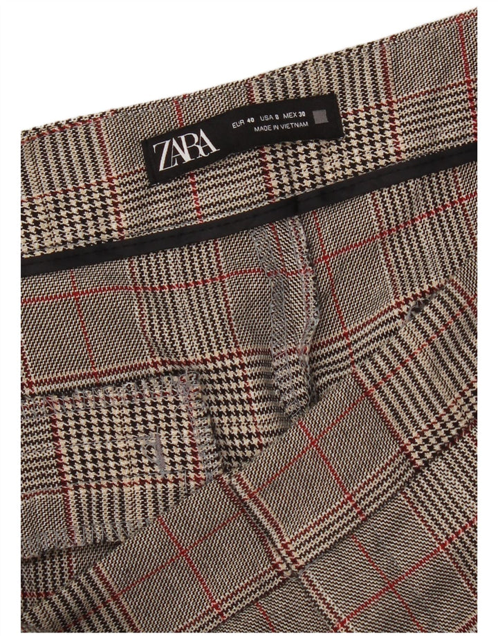Zara Slim Chino Bukser til kvinder EU 40 Medium W30 L27 Grå Hundstød