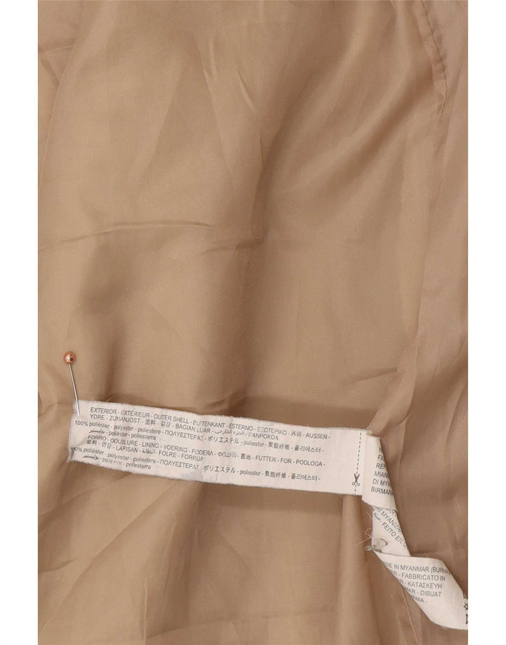 Zara Womens Oversized Open Overcoat UK 6 XS Beige