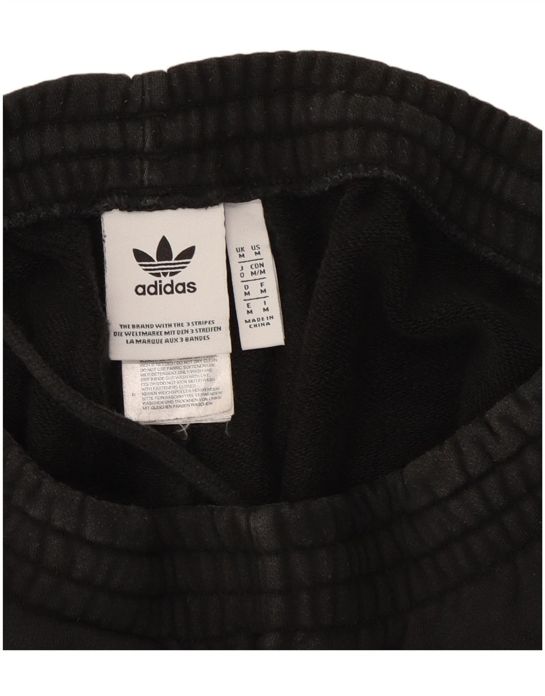 Adidas Herre grafisk træningsdragt Bukser Joggers Medium Sort Bomuld