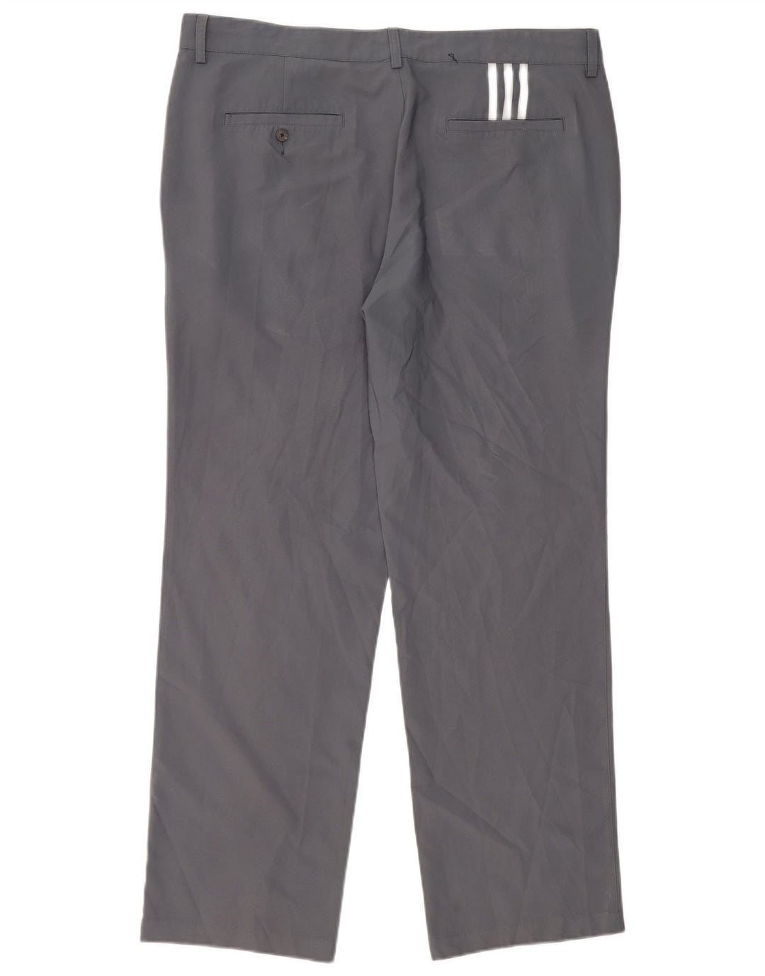 Adidas Herre Climalite Straight Chino Bukser W38 L32 Grå Polyester