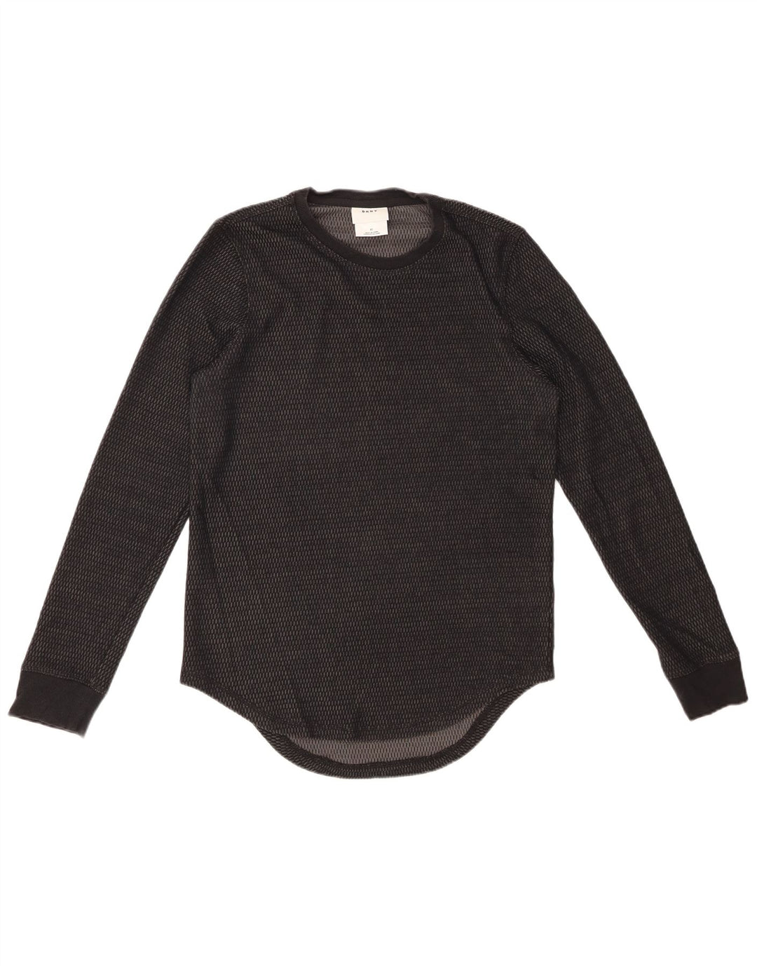 DKNY Herre Top Langærmet XS Sort Bomuld