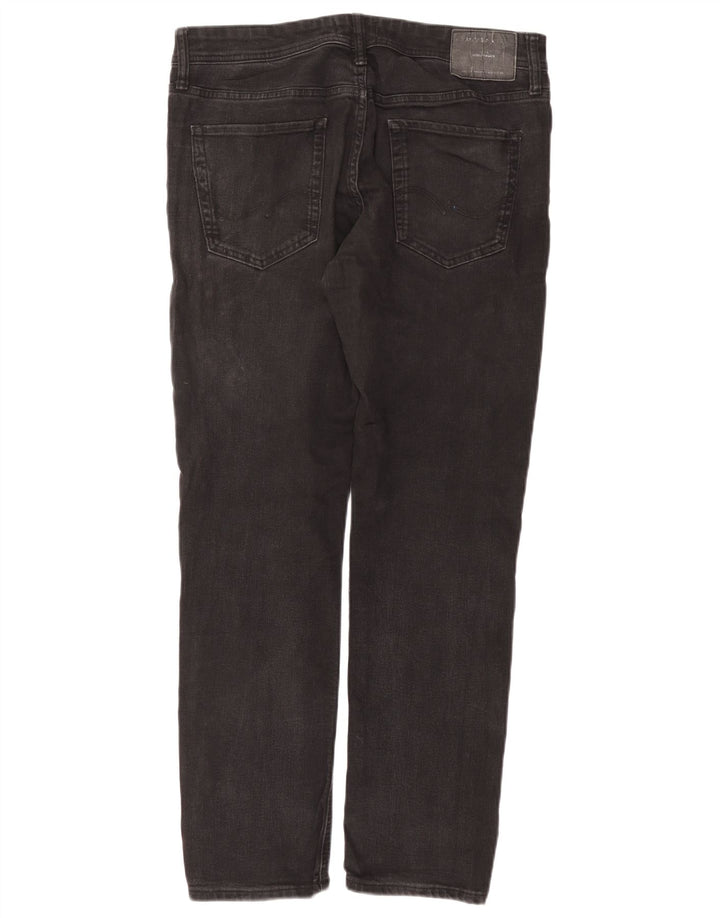 Jack & Jones Herre GLENN Slim Jeans W34 L32 Grå Bomuld
