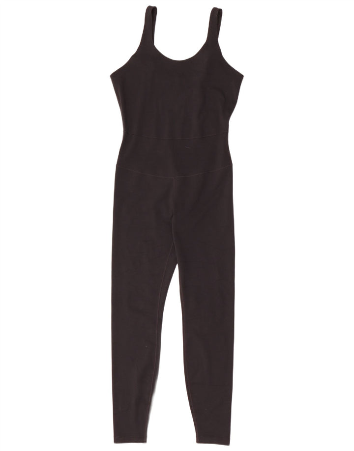 Nike Dame Dri Fit Jumpsuit uden ærmer UK 8 Lille sort polyester