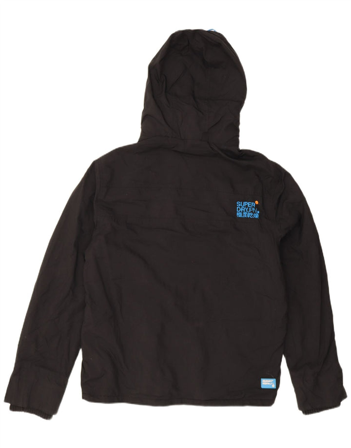 Superdry Vindjakke til mænd med hætte vindjakke UK 40 Large Black