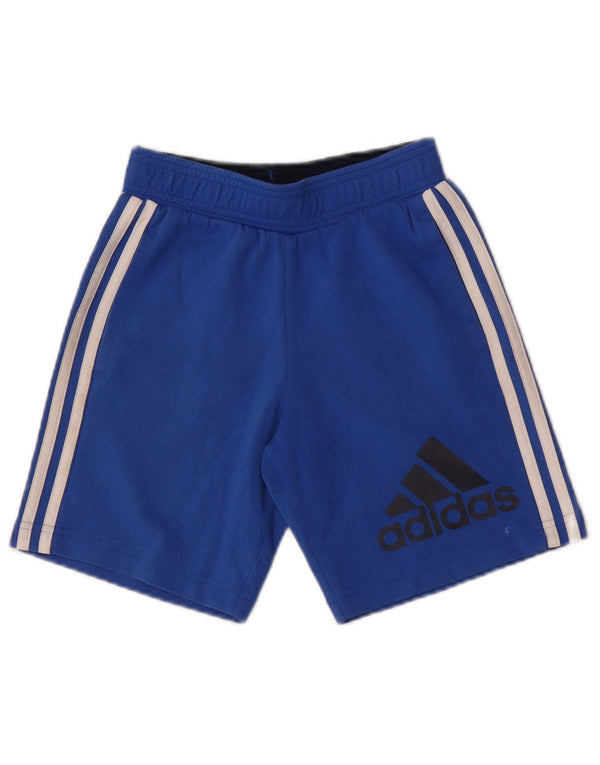 Adidas Boys Sports Shorts 9-10 år Små blå bomuld