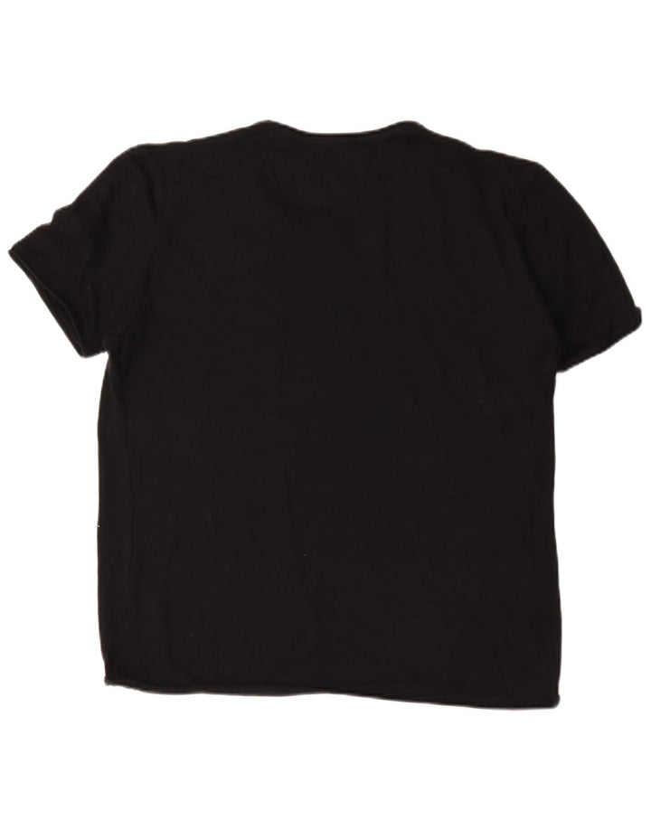 Zara Herre T-Shirt Top XL Sort