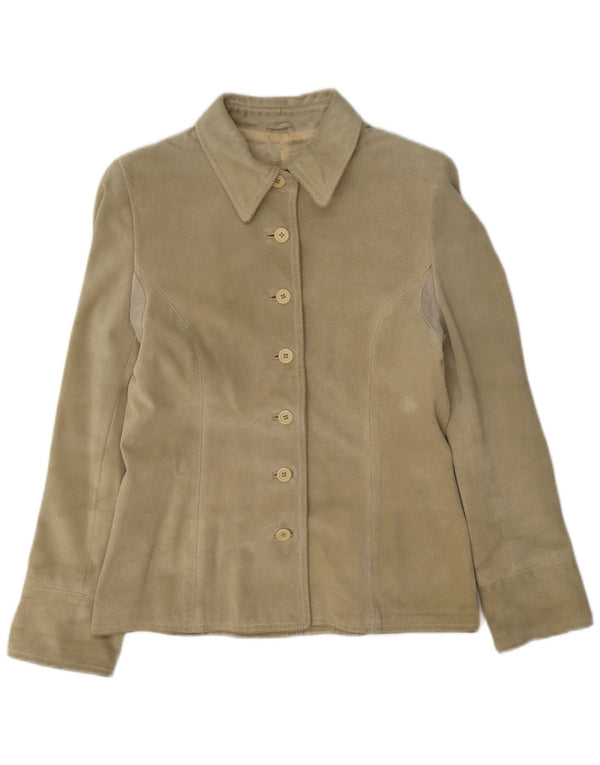 Conbipel Womens Natural Wear Overshirt Ruskindsskjorte UK 10 Small Khaki