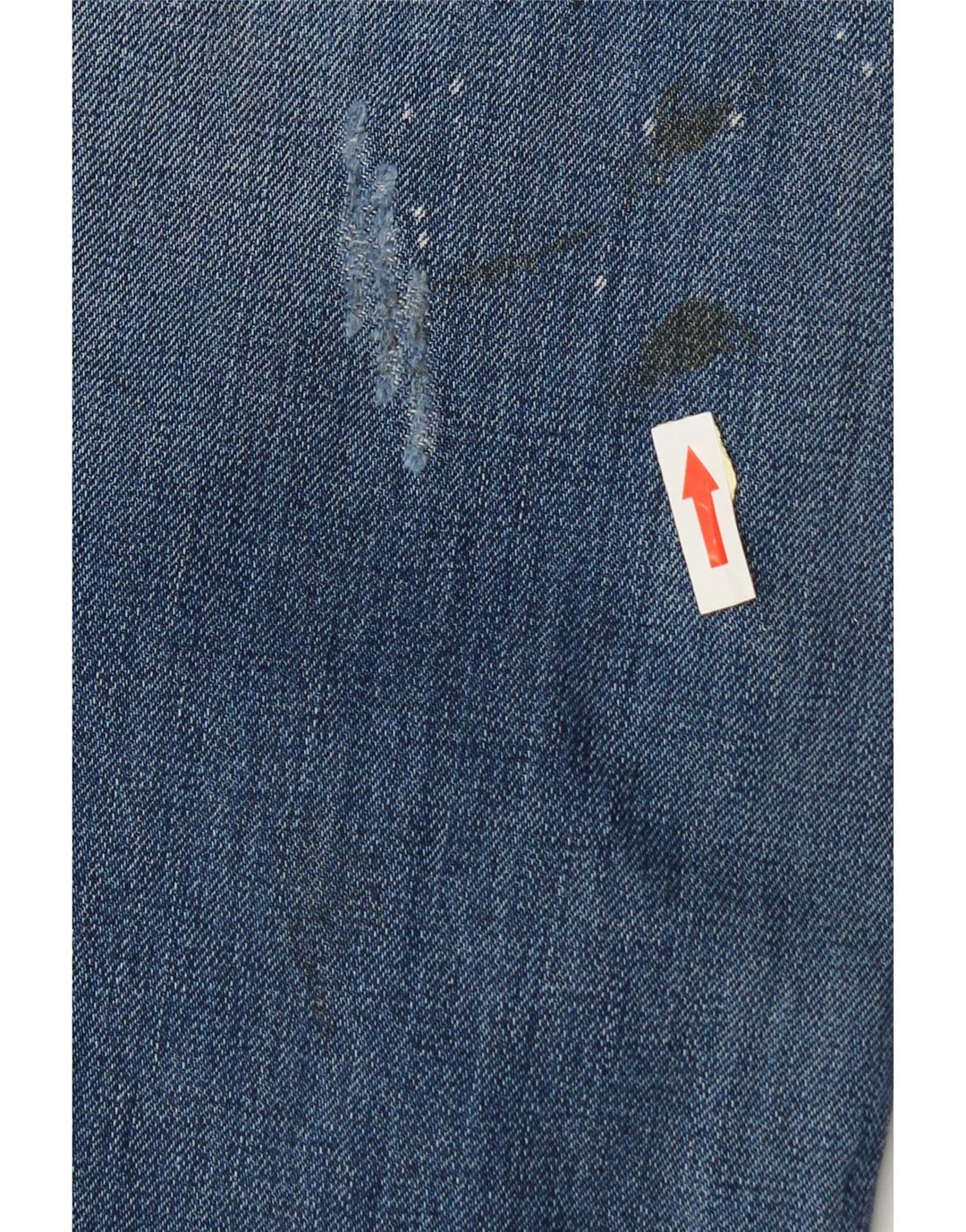 Diesel Herre Distressed Straight Jeans W34 L34 Blå Bomuld