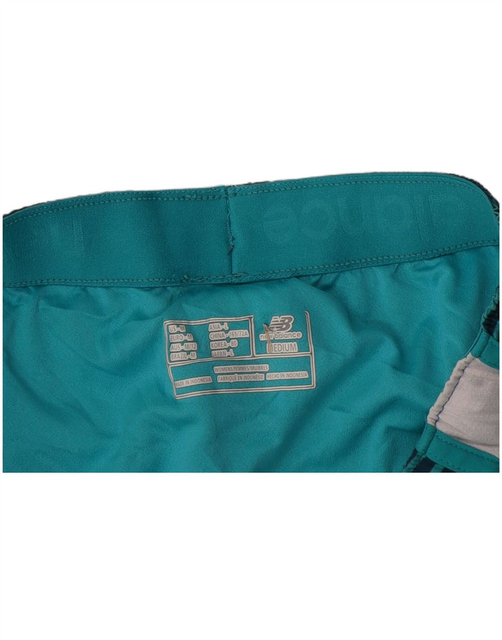 NEW BALANCE Sportsshorts til kvinder UK 14 Mellem marineblå stribet
