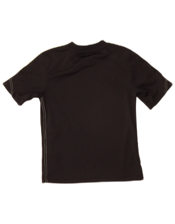 Adidas Boys T-Shirt Top 7-8 år Sort Polyester