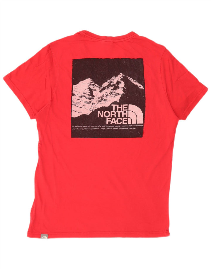 The North Face Herre Grafisk T-Shirt Top Lille Rød Bomuld