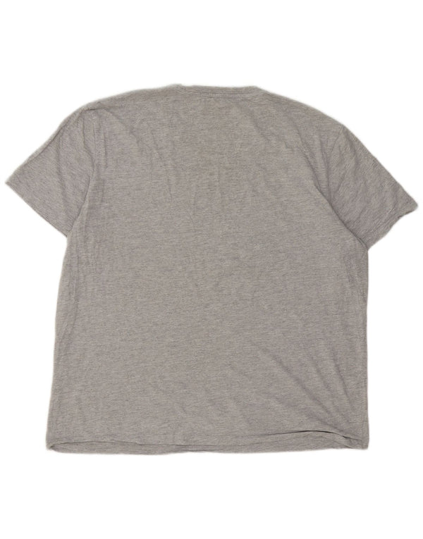 Jack & Jones Herre T-Shirt Top 2XL Grå Bomuld