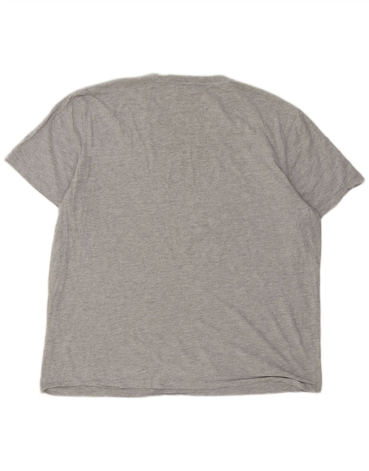 Jack & Jones Herre T-Shirt Top 2XL Grå Bomuld