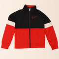 NIKE Boys Tracksuit Top Jacket 6-7 Years Large  Red Colourblock Polyester Vintage Nike and Second-Hand Nike from Messina Hembry 