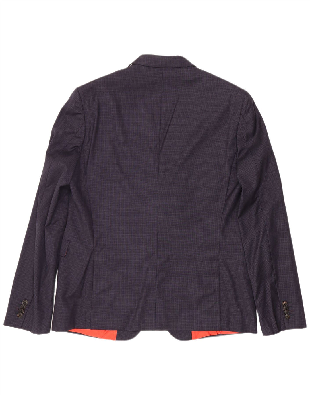 Paul Smith Herre 2-knaps blazerjakke IT 44 XS Marineblå ternet uld