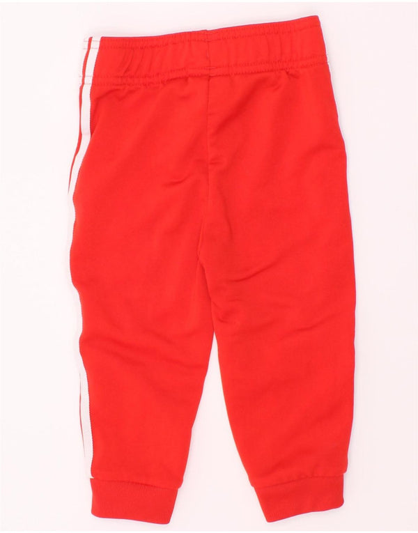 Adidas Baby Girls Joggers Træningsdragt Bukser 12-18 Måneder Rød Polyester