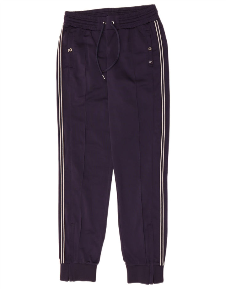 Champion Womens træningsdragt Bukser Joggers UK 10 Small Navy Blue Polyester