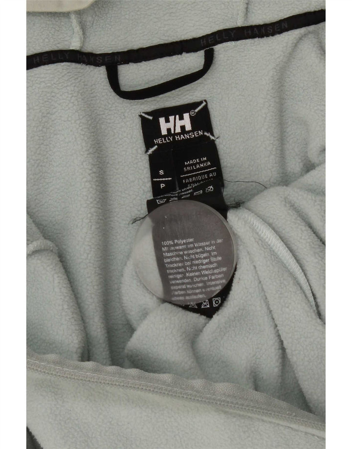 Helly Hansen Dame Crop Hooded Fleecejakke UK 10 Small Blue Polyester