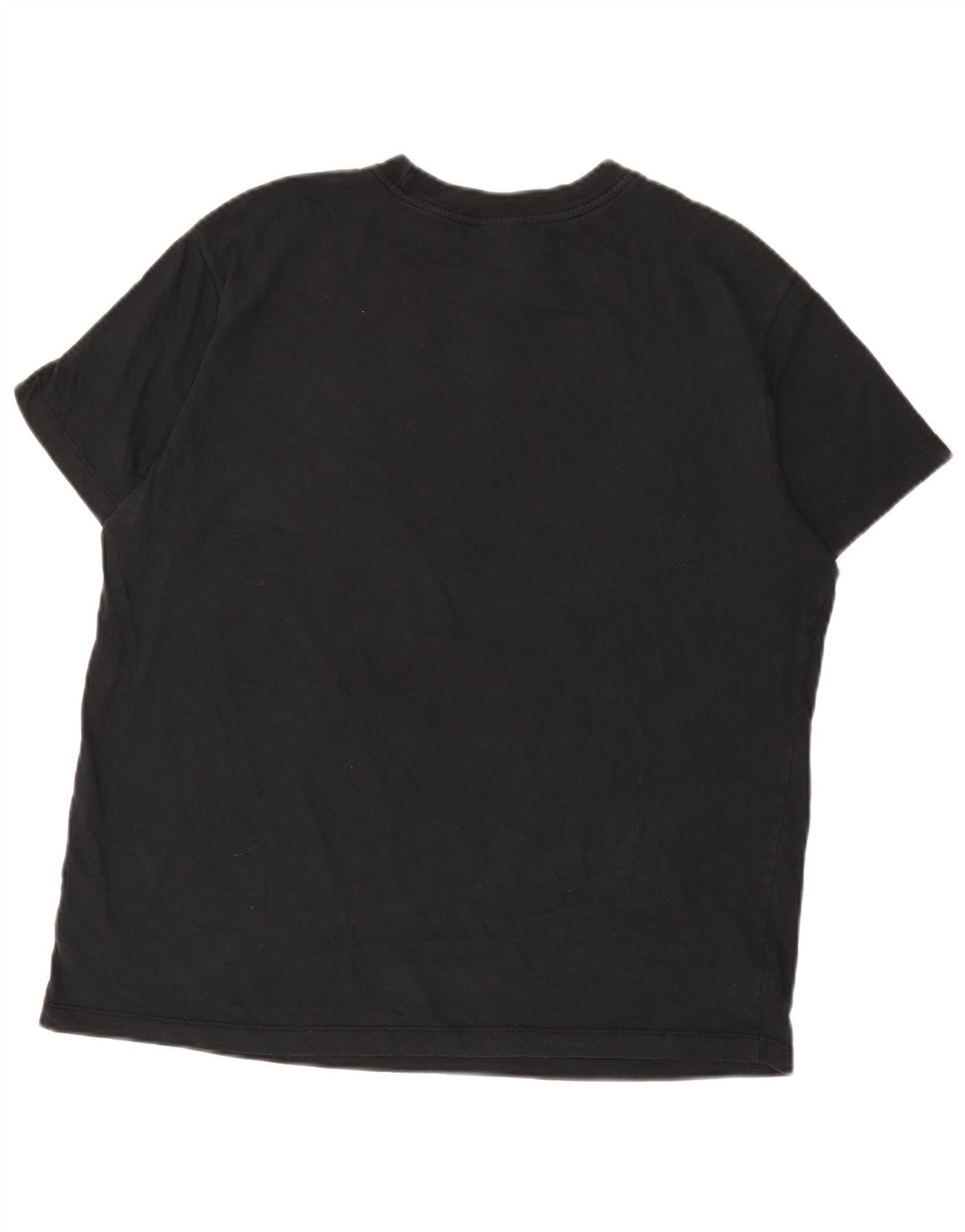 Nike Herre Oversized grafisk T-shirt Top Medium Sort Bomuld