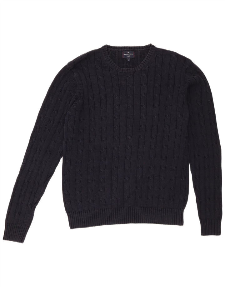 Marks & Spencer Herre Blue Harbor Crew Neck sweater Medium Navy Blue