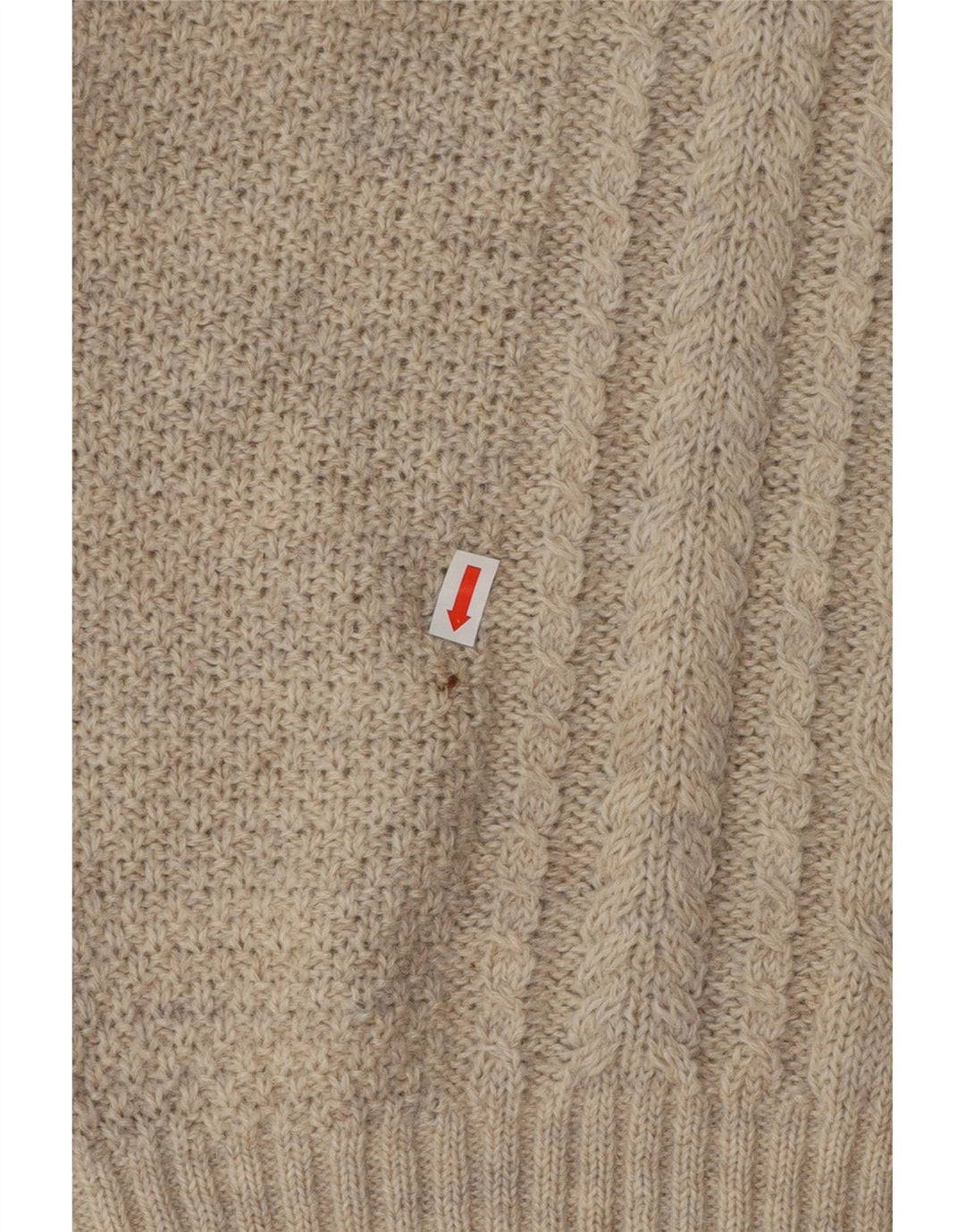 LES COPAINS Dame V-hals sweater UK 16 Stor Grå