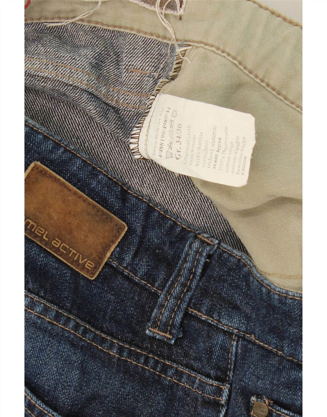 CAMEL ACTIVE Straight jeans til mænd W34 L30 Blå