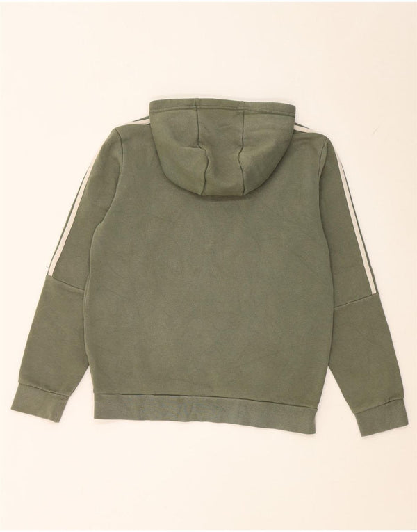 Adidas drenge hættetrøje 13-14 år grøn bomuld