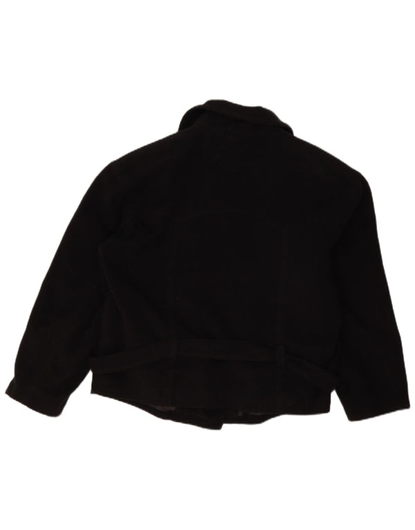 Vintage dame Biker Jacket UK 14 Large Black