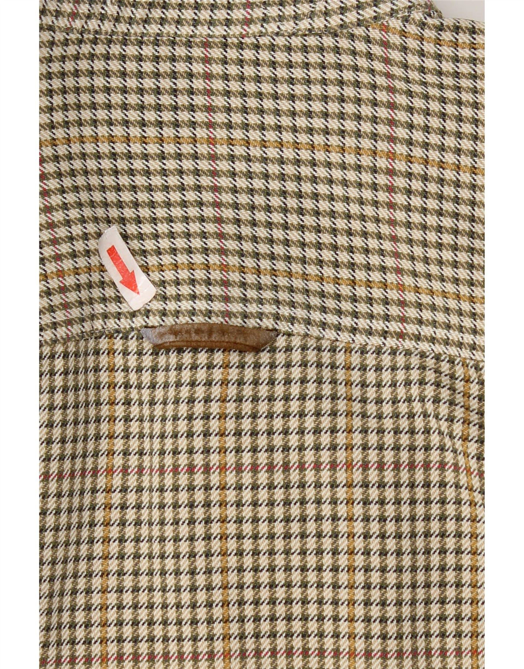 Orvis Flanelskjorte til mænd Medium Green Houndstooth Bomuld