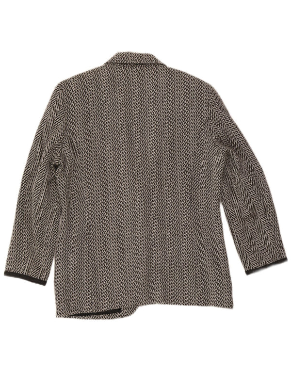 Coeli Premiere Dame 2 Button Blazer Jacket IT 44 Medium Grey Sildeben