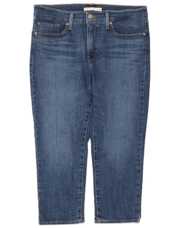 Levi's Dame 311 Shaping Skinny Capri Jeans W30 L21 Blå Bomuld