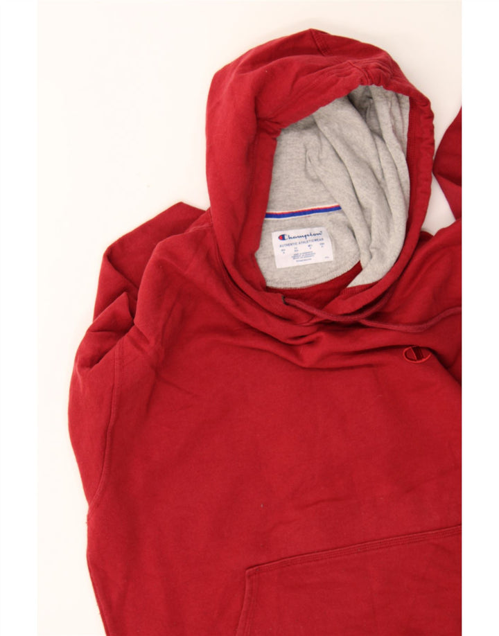 CHAMPION Mens Hoodie Jumper Medium Red Cotton Vintage Champion and Second-Hand Champion from Messina Hembry 