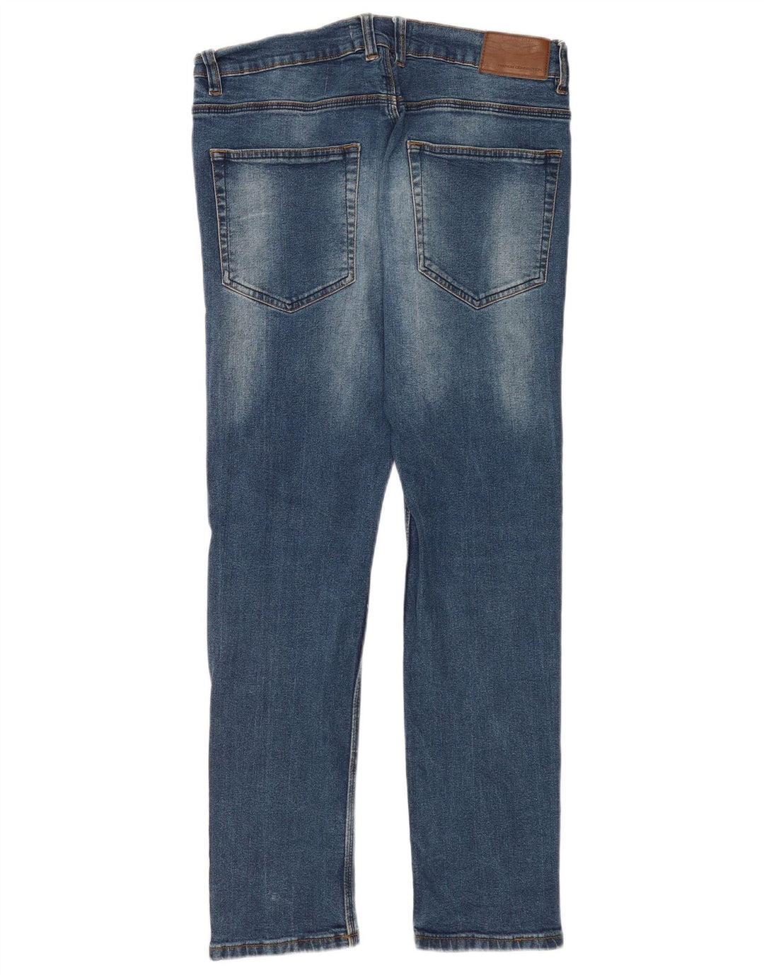 French Connection Slim Jeans til mænd W36 L32 blå bomuld