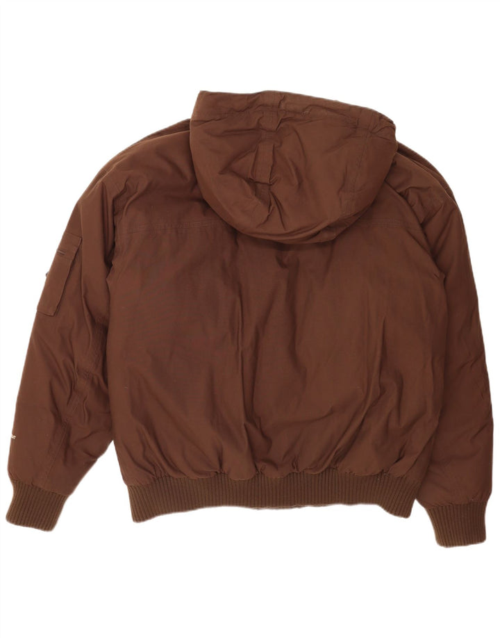 The North Face Herre Hooded Windbreaker Jacket UK 38 Medium Brun Nylon