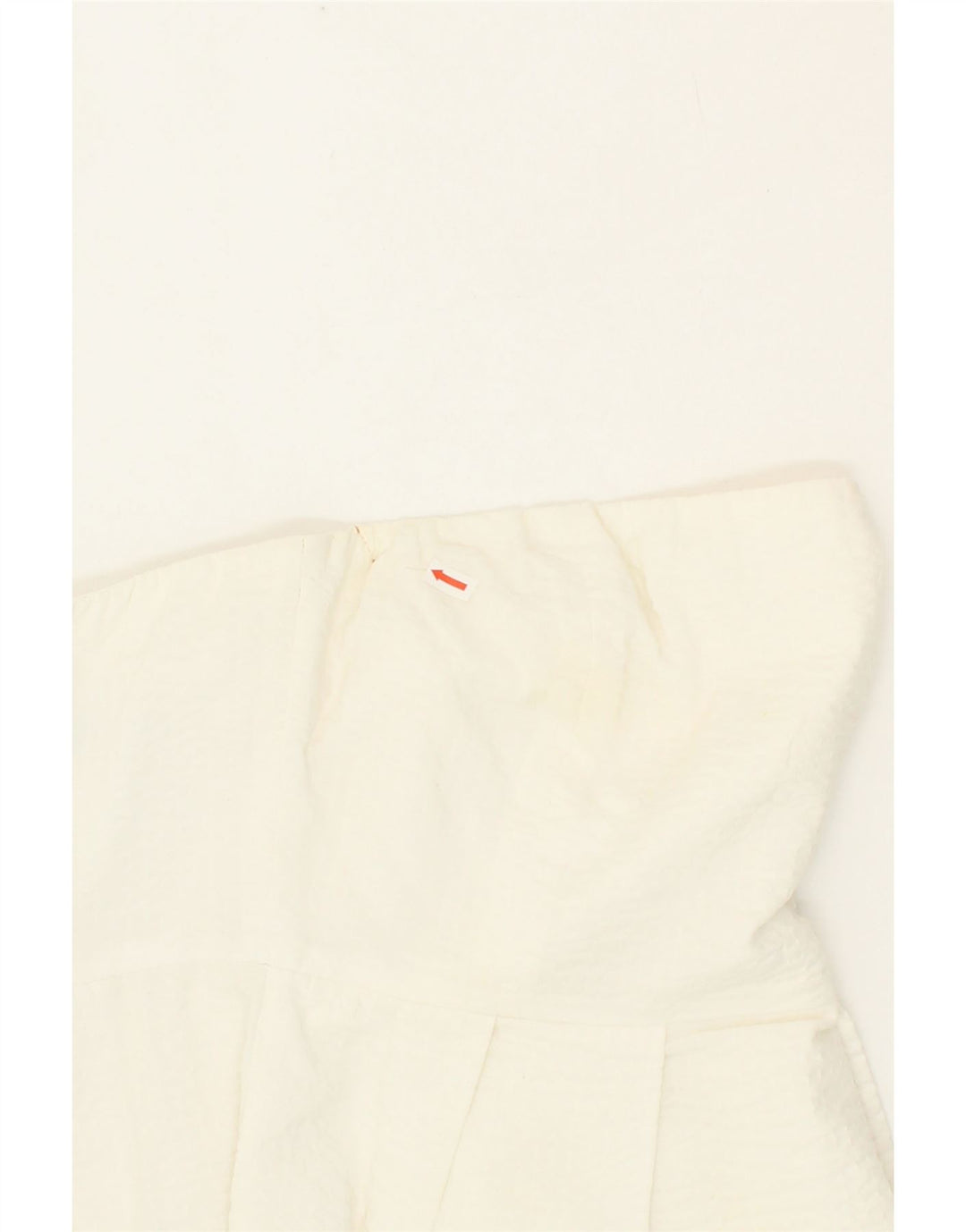 J. CREW Womens Strapless Dress US 6 Medium White Cotton Vintage J. Crew and Second-Hand J. Crew from Messina Hembry 