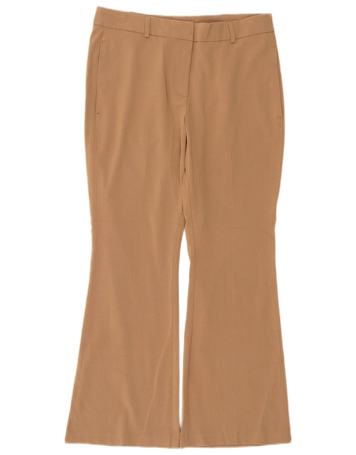 Marks & Spencer Dame Bootcut Chino Bukser UK 12 Medium W30 L28 Beige