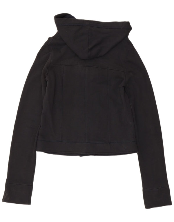 Converse Dame hættetræningsdragt Topjakke UK 10 Lille marineblå bomuld